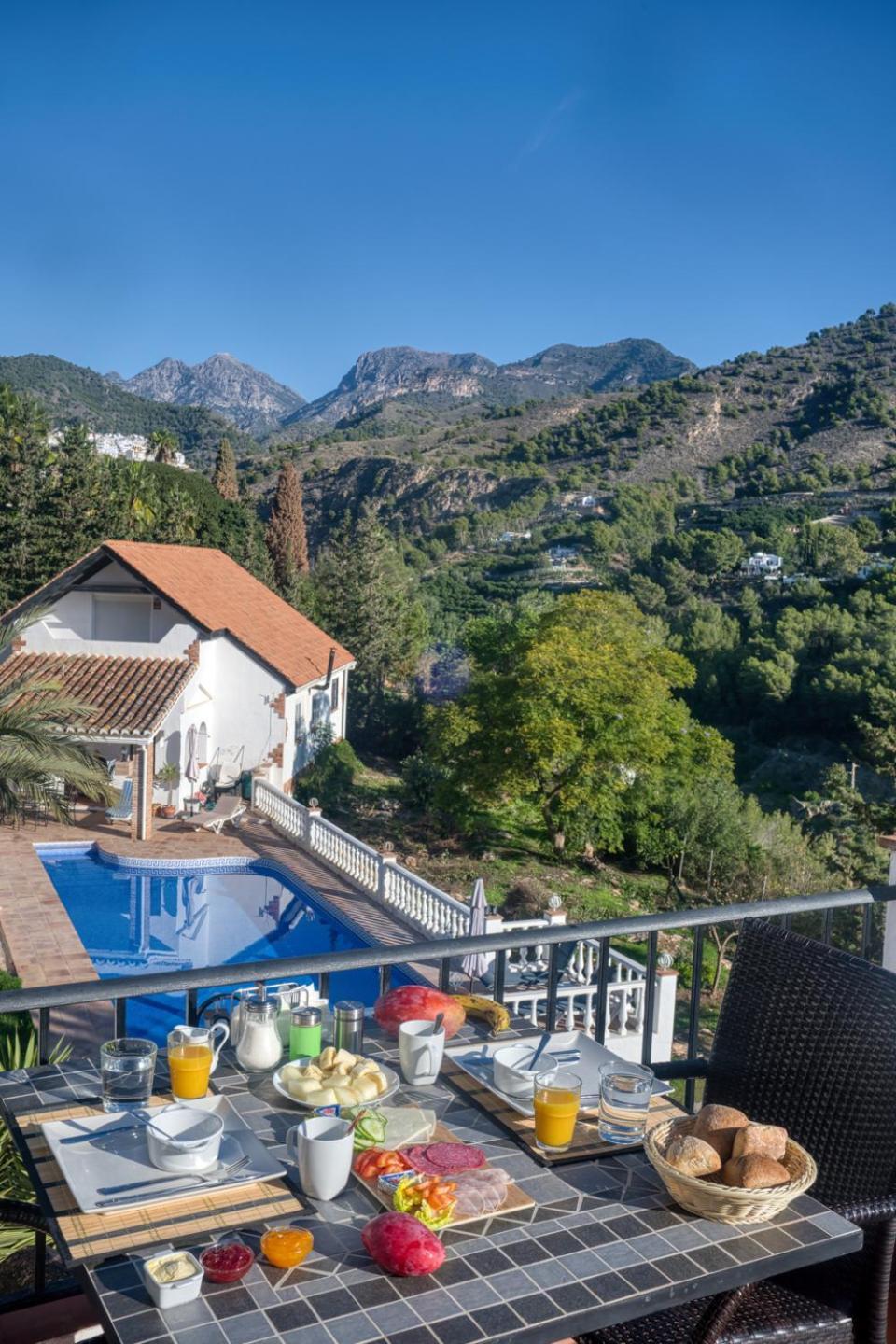 Villa Morera Bed & Breakfast Frigiliana Luaran gambar