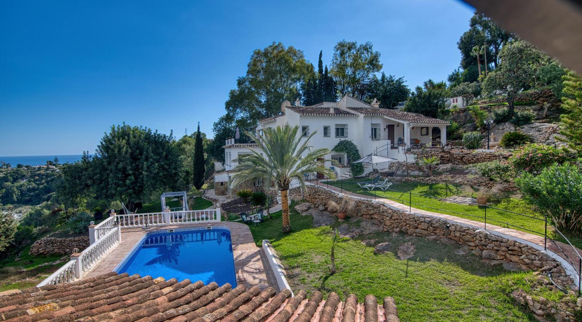Villa Morera Bed & Breakfast Frigiliana Luaran gambar